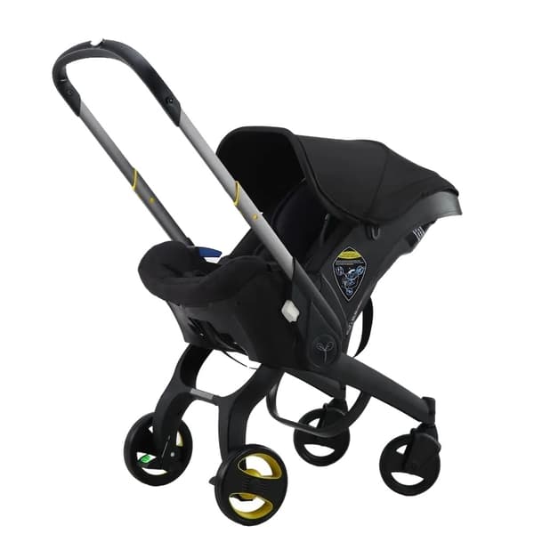 Luksus Babyvogn, Rustfrit Stål Materiale, Sammenklappeligt Design,Grøn