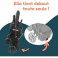 Miniatyrbillede 5 af 6: Baby's Pushchair Bambisol Black