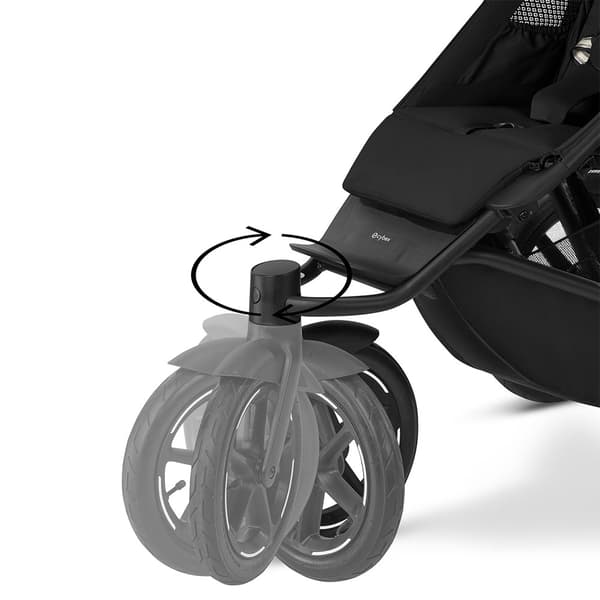 Cybex Avi Spin Trehjulet Klapvogn Sort