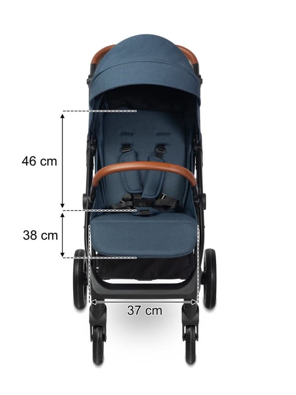 BARNVAGN ELMA - JEANS BLÅ
