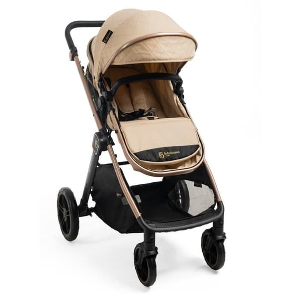 Bebelissimo - Transformera barnvagn - kombinerad - 2 i 1 - vikt 0-22kg - IRIS - beige