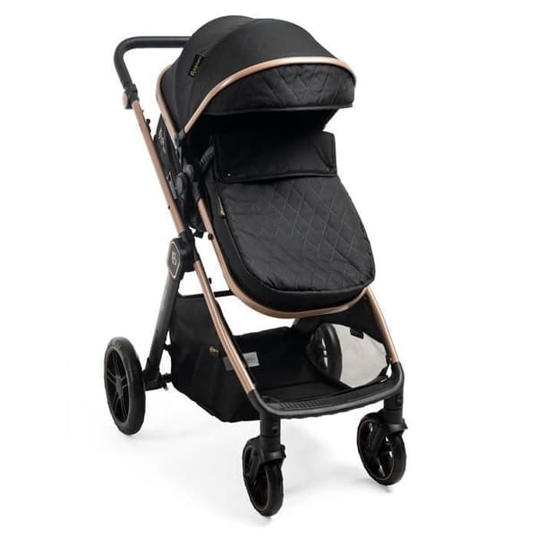 BEBELISSIMO - Kombinerad trio 3 i 1 - bilsit 0+ IRIS – liggdel – från födseln – upp till 22kg - svart
