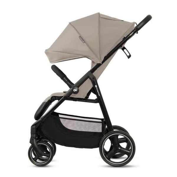 Barnvagn upp till 22 kg - KINDERKRAFT TRIG3 - Enhandsfällning - Justerbar i liggläge - Beige