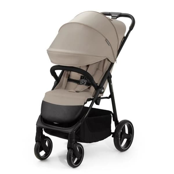 Barnvagn upp till 22 kg - KINDERKRAFT TRIG3 - Enhandsfällning - Justerbar i liggläge - Beige