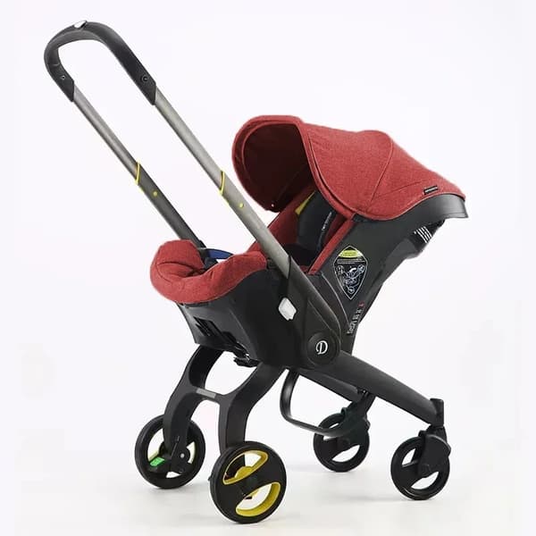 Babystol til bil, 20 kg belastning, sammenfoldelig og letvægts,RØD