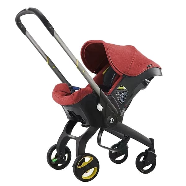 Babystol til bil, 20 kg belastning, sammenfoldelig og letvægts,RØD