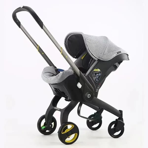 Babystol til bil, 20 kg belastning, sammenfoldelig og letvægts,GRÅ