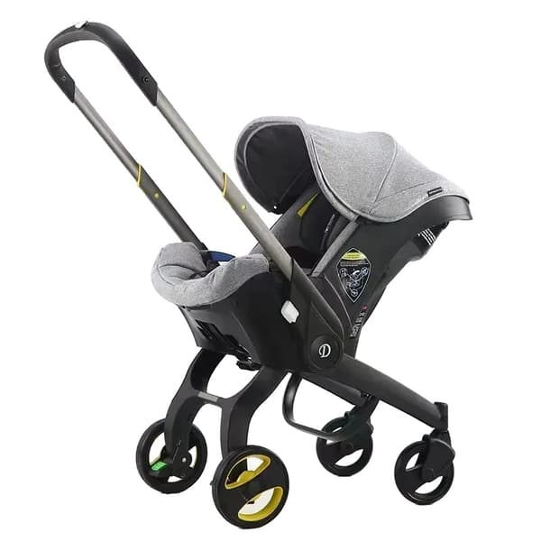 Babystol til bil, 20 kg belastning, sammenfoldelig og letvægts,GRÅ