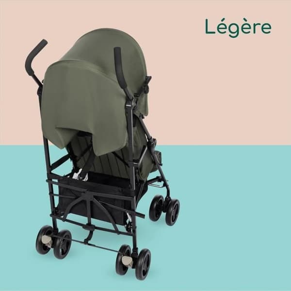 BEBECONFORT RAINBOW Barnvagn 2:a åldern, lätt, lätt att fälla ihop, multiposition, 6 månader till 4 år, upp till 22 kg Mineral Green