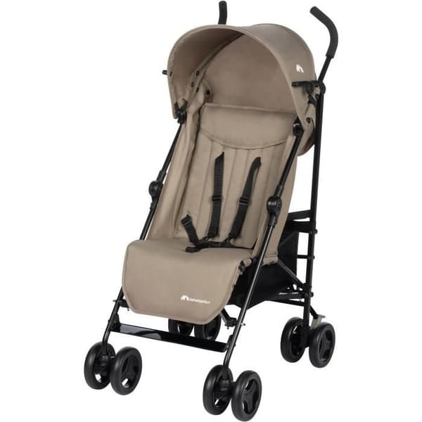 BEBECONFORT RAINBOW Cane Barnvagn 2:a åldern, lätt, lätt att fälla ihop, multiposition, 6 månader till 4 år, upp till 22 kg Mineral Beige