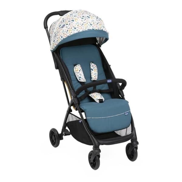CHICCO Glee Joyful Teal Barnvagn - 4 hjul - Blå