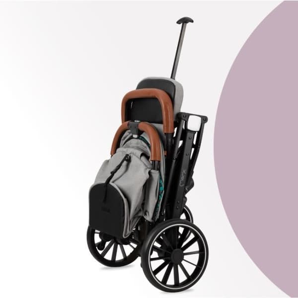 MOMI Estelle Dakar Ultra Compact City Barnvagn - Från 0 till 36 månader - Upp till 22 kg - Grön