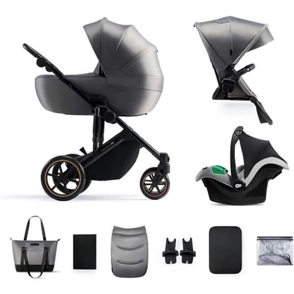 Kinderkraft - KSPRIM02GRY300I - Trio Pussel PRIME 2 PRO grå