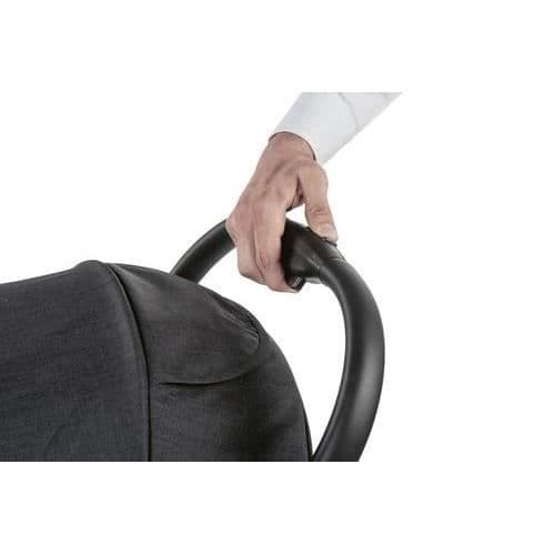 CHICCO Trolley Me - Hopfällbar kompakt vagn - Från 0 till 15 kg - Safety Bar - Svart