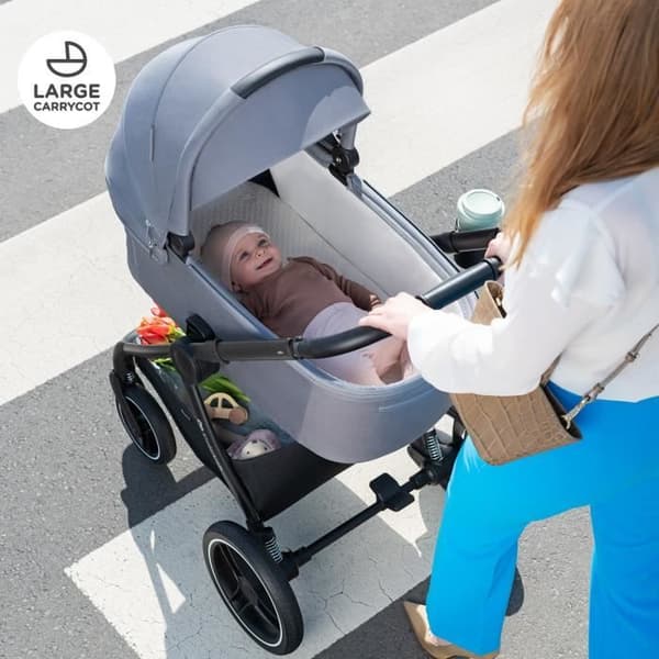 Kinderkraft Nea Ash Pink kombinerad barnvagn