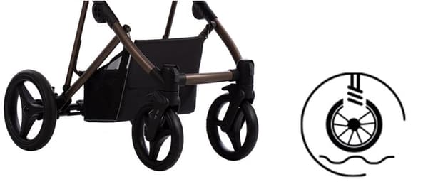 Bebetto Flavio Choco 2in1 multifunktionell barnvagn Choco PRO 02