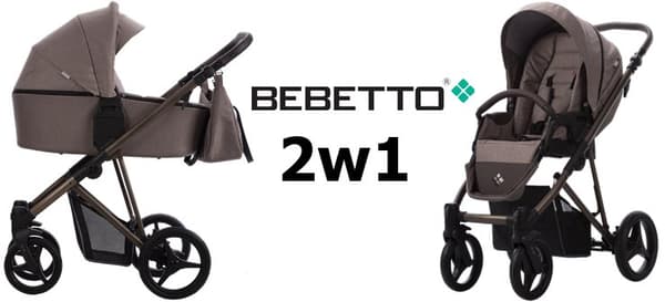 Bebetto Flavio Choco 2in1 multifunktionell barnvagn Choco PRO 02
