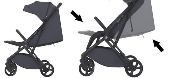Espiro Just 117 Graphite Berry Barnvagn