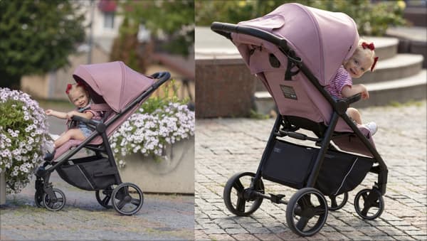 Carrello Bravo -rattaat, musta