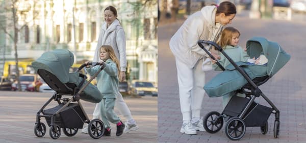 Carrello Ultra -rattaat sähkökäyttöinen musta