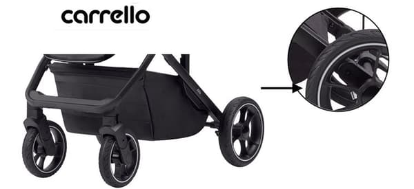 Carrello Alfa lastenrattaat grafiitinharmaa