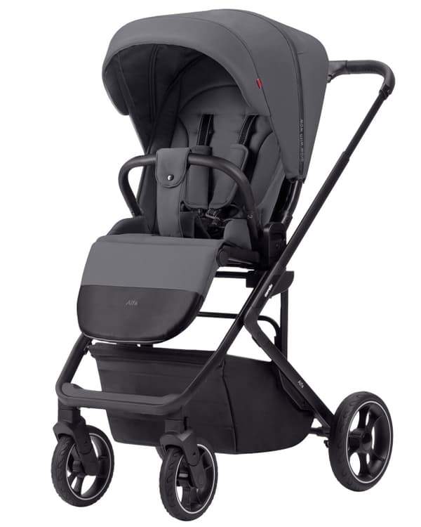 Carrello Alfa lastenrattaat grafiitinharmaa