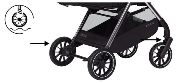 Carrello Delta rattaat Lava Grey