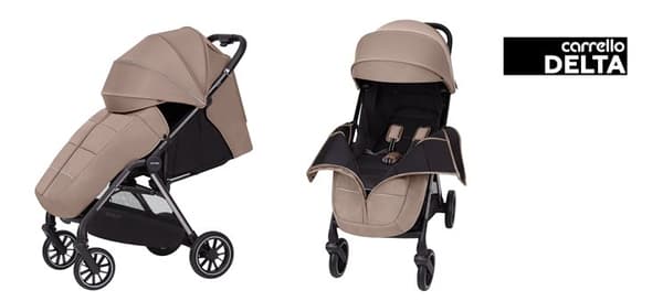 Carrello Delta rattaat Lava Grey