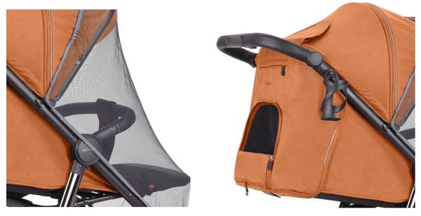 Carrello Bravo Plus Oxford Siniset rattaat
