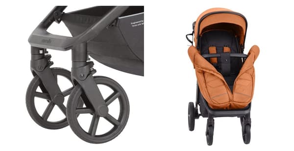 Carrello Bravo Plus Oxford Siniset rattaat