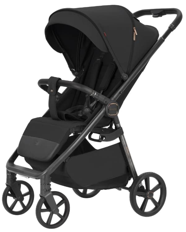 Carrello Bravo Carbon -rattaat, tummanmusta