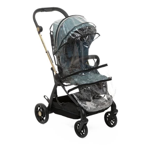 Stadsvagn - CHICCO - One4Ever Green Gem - Vändbar hängmatta - Stora hjul - Vikt 7,9 kg