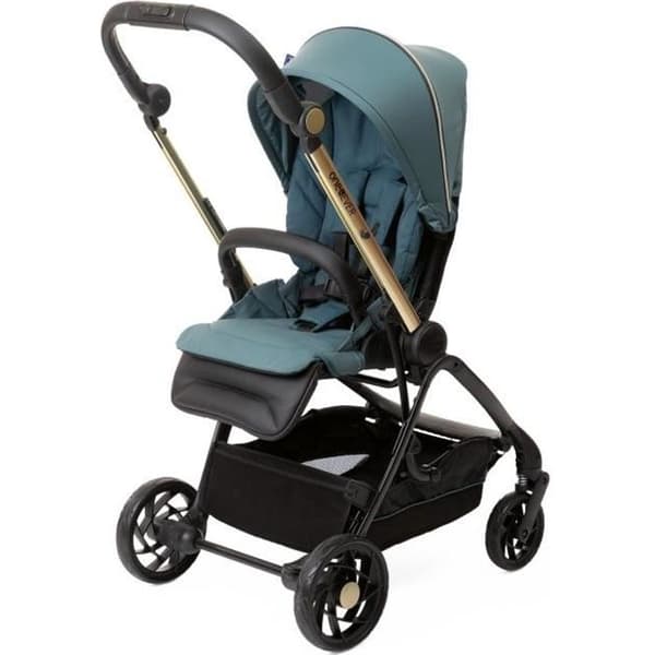 Stadsvagn - CHICCO - One4Ever Green Gem - Vändbar hängmatta - Stora hjul - Vikt 7,9 kg