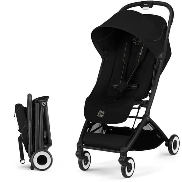 CYBEX - Ultra kompakt och bekväm barnvagn - ORFEO - 4 hjul - Magic Black