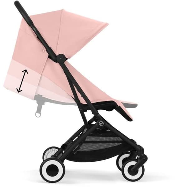 CYBEX - Ultrakompakt och bekväm barnvagn - ORFEO - 4 hjul - Candy Pink