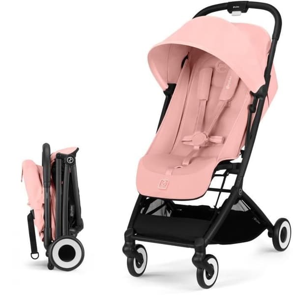 CYBEX - Ultrakompakt och bekväm barnvagn - ORFEO - 4 hjul - Candy Pink