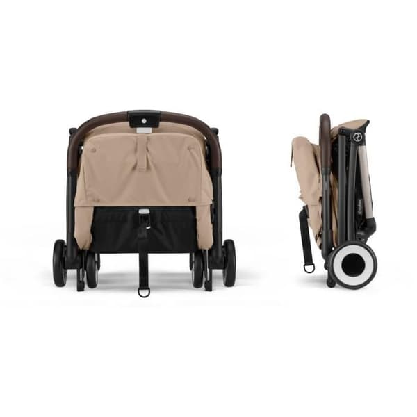 CYBEX - Ultra kompakt och bekväm barnvagn - ORFEO - 4 hjul - Almond Beige