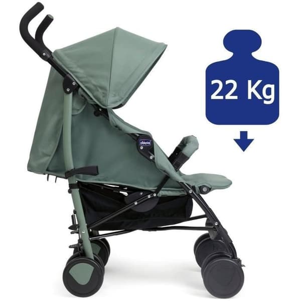 CHICCO - Liggvagn - Echo LITE - 4 hjul - Grön