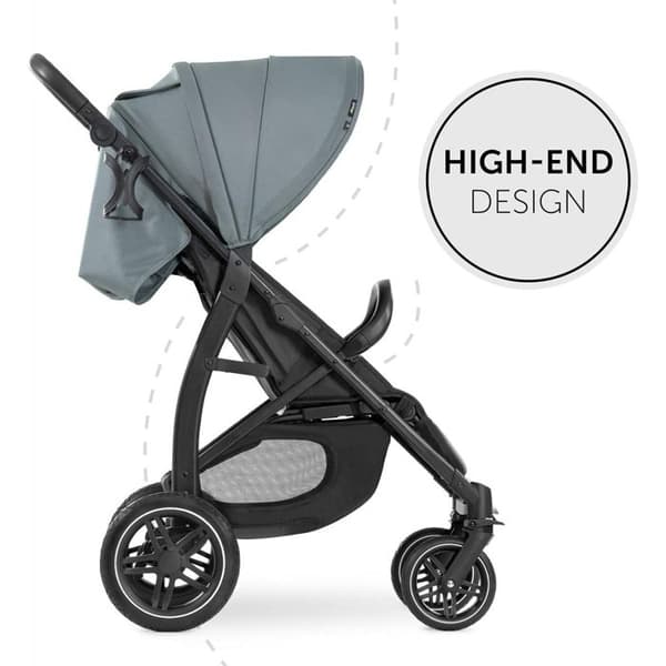 Rapid 4D Jungle Green shoppingvagn - Hauck - H-14899-SV-000-S00 - Svart - 4 hjul - Med korg