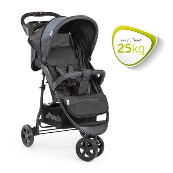 HAUCK Citi Neo II City Stroller Shopper - Kaviarsten - 3 hjul