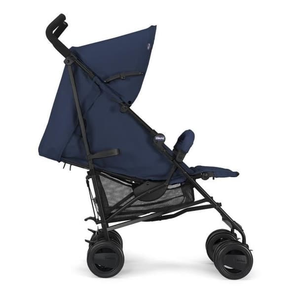 CHICCO Pushchair London Up - 0-36 månader - Upp till 15 kg - Lutande ryggstöd - Säkerhetsbygel - Bleu Passion