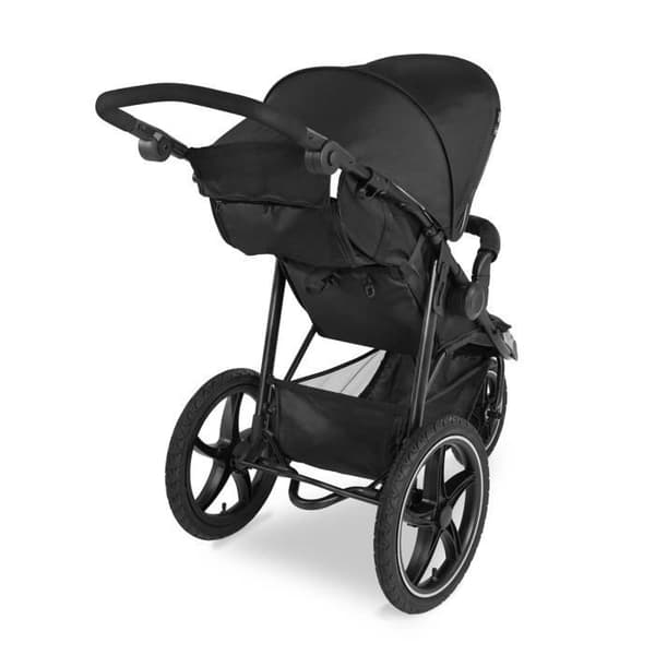 HAUCK Buggy Pushchair - Svart - 3 hjul Runner 2