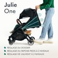 Miniatyrbild 3 av 6: Kompatibel paraplyvagn LIONELO Julie One - Upp till 22 kg - Lätt &amp; fällbar - Tillbehör - Grå