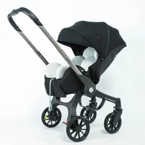 Rattaat 4 in 1 Luxury– DONA 2.0 by Finclicka - Musta