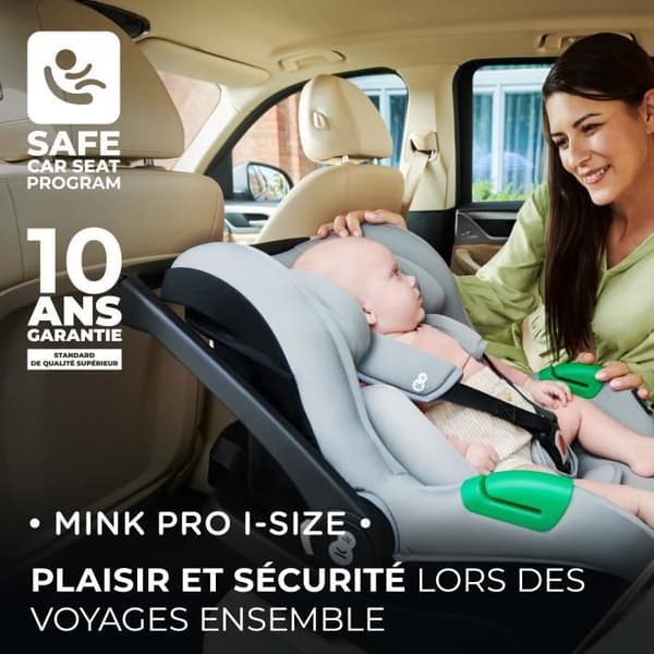 Kombinerad 3-i-1 Barnvagn - KINDERKRAFT NEWLY - med I-size bilbarnstol - Resesystem - Lätt 7,5 kg - Fälls ihop - Svart