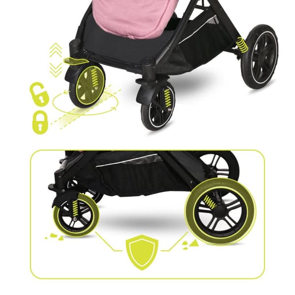 Lorelli Storm - Barnevogn | Rose Quartz