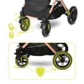 Miniatyrbild 6 av 11: Lorelli Storm - Barnvagn | Luxe Black