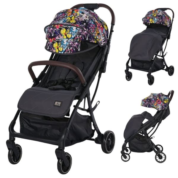Lorelli Minori - klapvogn med automatisk foldning op til 22 kg | Magic Flower