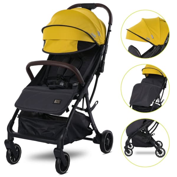 Lorelli Minori - automatisk foldbar klapvogn op til 22 kg | Lemon Curry