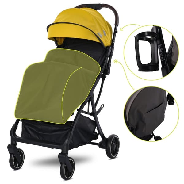 Lorelli Minori - automatisk foldbar klapvogn op til 22 kg | Lemon Curry